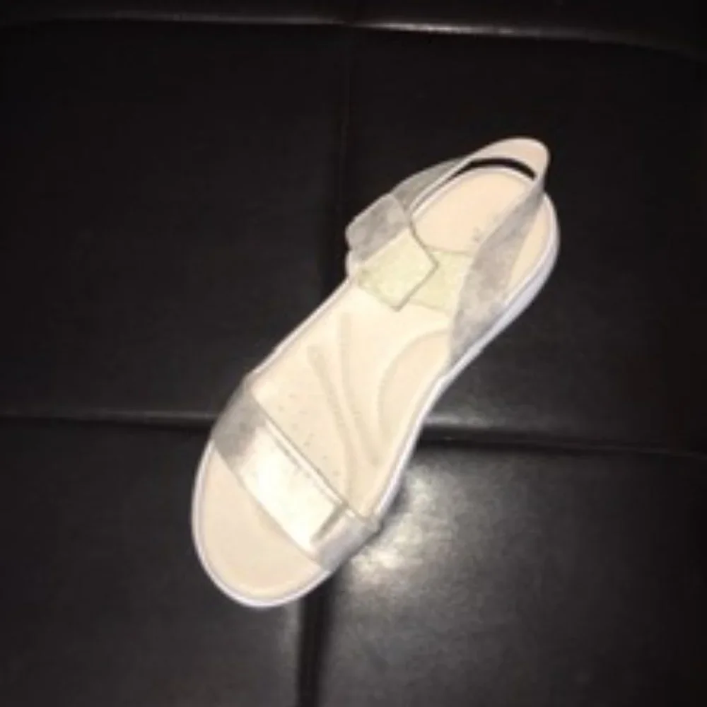 (NEW) Nature Breeze Champagne Comfort Sandals - Size 10 - Picture 4 of 8